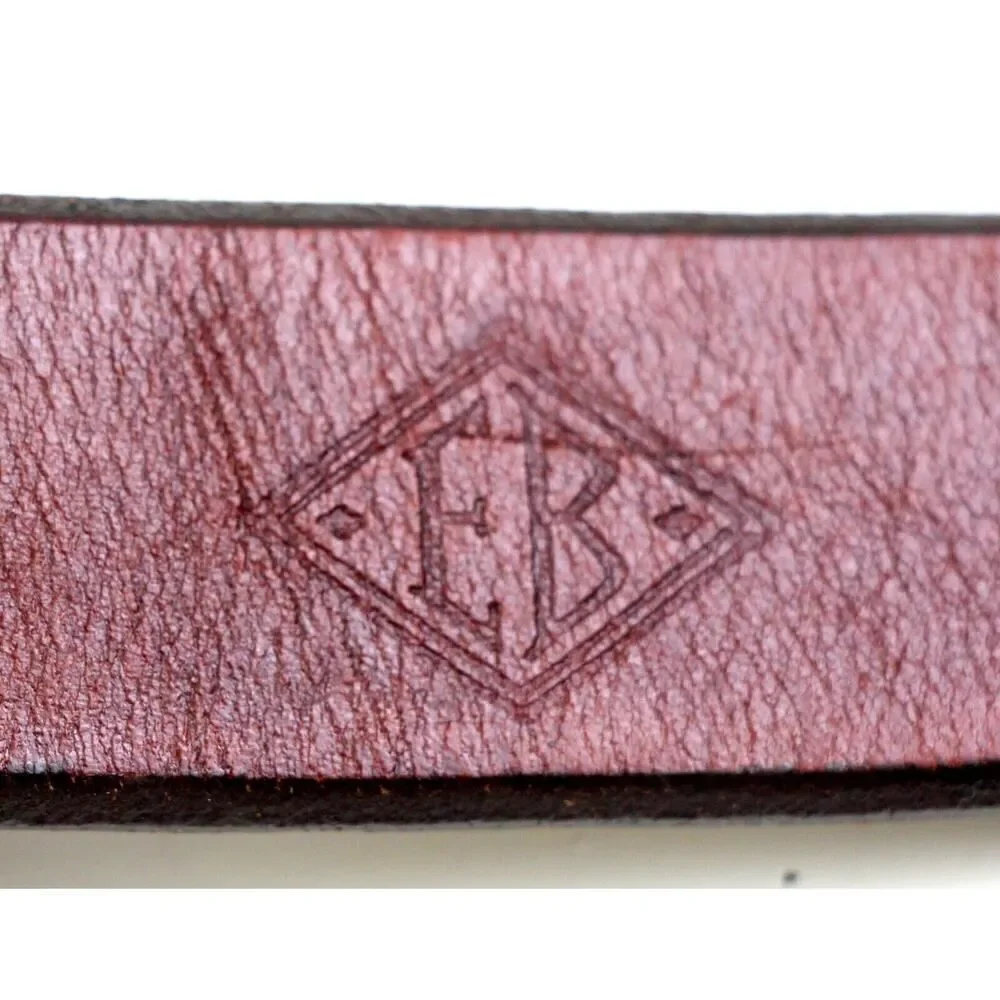 Eddie Bauer BROWN GENUINE LEATHER 1 1/8